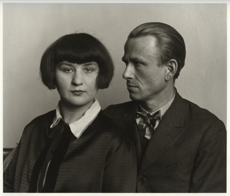 August Sander, German, 1876–1964 The Painter Otto Dix and his Wife Martha, 1925-26 from People of the 20th Century: Woman and Man Gelatin silver print, approx. 7 3/8 × 10 3/16'' (18.7 × 25.8 cm) The Museum of Modern Art, New York Acquired through the generosity of the Sander family