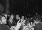 Da sinistra Gian Enzo Sperone, Fabio Sargentini, Anna Paparatti, Pino Pascali, Michelle Coudray, Vittorio Rubiu (con gli occhiali), Maurizio Mochetti, alla Biennale di Venezia del 1968.