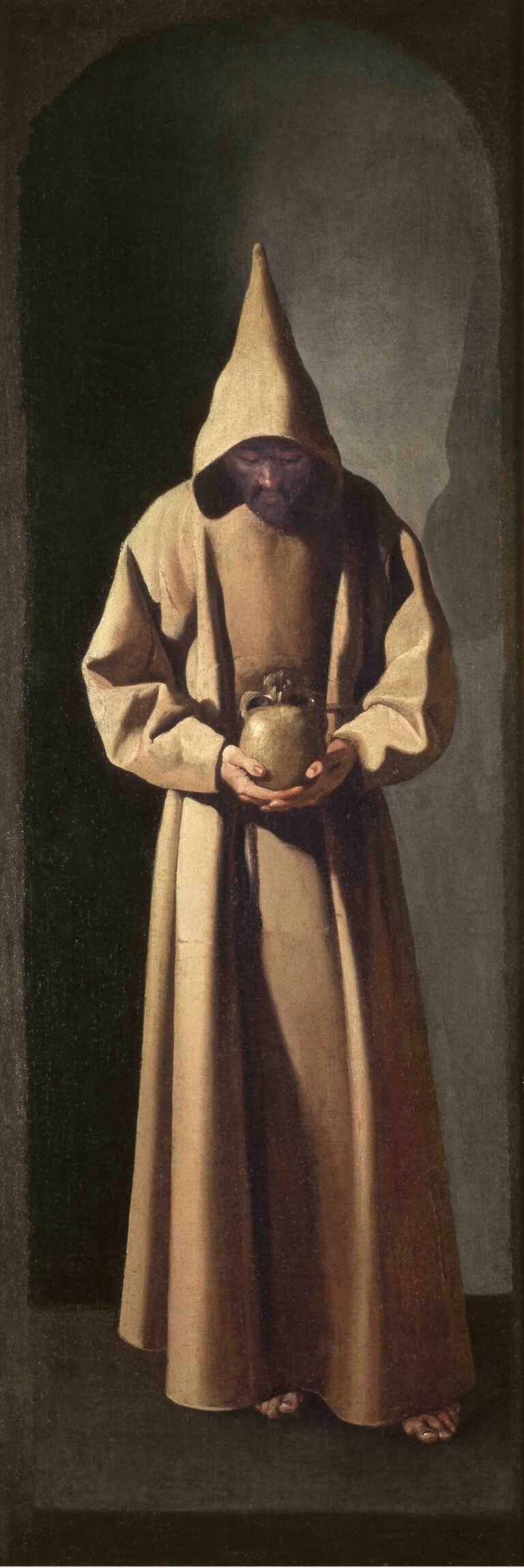 Francisco de Zurbarán, San Francisco de pie contemplando una calavera, 1633-35 ca. - Saint Louis Art Museum
