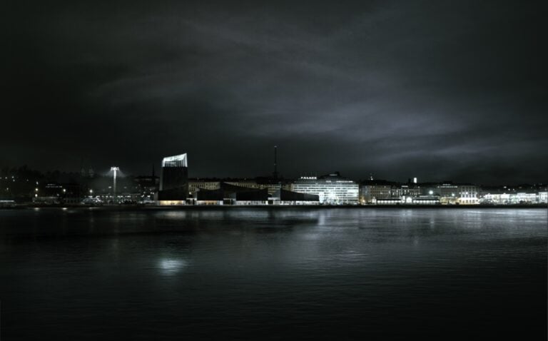 Il progetto per il Guggenheim di Helsinki di Moreau e Kusunoki © Bruno Levy Julien Weill 3 Moreau Kusunoki Architectes vince il concorso per il Guggenheim di Helsinki. Il duo franco-giapponese trionfa con un progetto di nove padiglioni in legno e vetro