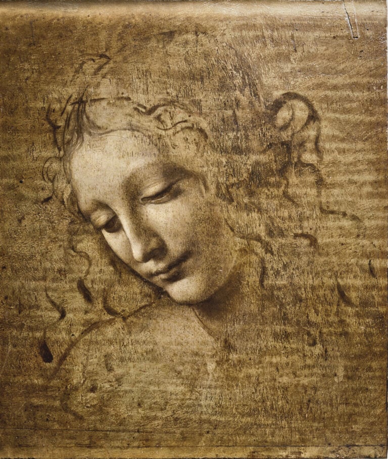 Leonardo da Vinci, Testa di donna, detta “La Scapiliata” (1504-1508 circa) - Parma, Galleria Nazionale