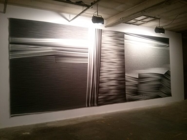Paul Thorel – Tapestries - veduta della mostra presso Guido Costa Projects, Torino 2015