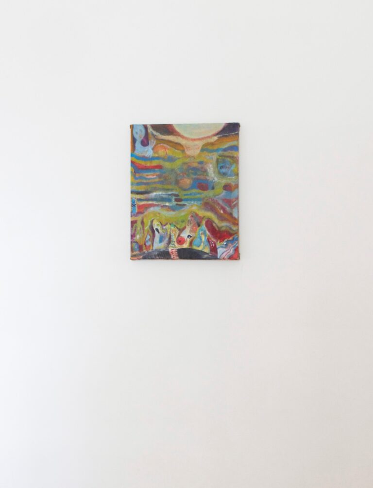 Sarah Buckner – Paintings - veduta della mostra presso Ermes-Ermes, Roma 2015