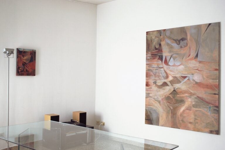 Sarah Buckner – Paintings - veduta della mostra presso Ermes-Ermes, Roma 2015