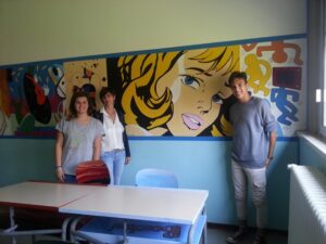 Storia dell’arte e pittura, per una scuola più bella. In provincia di Mantova gli studenti reinventano un’aula, ispirandosi ai grandi maestri