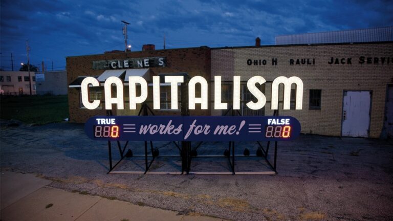 Steve Lambert, Capitalism works for me, 2011