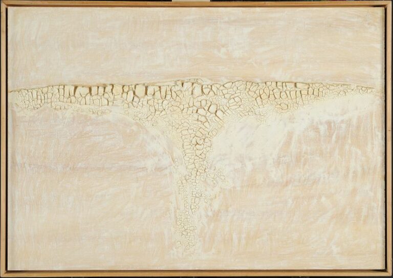 Alberto Burri, Bianco Cretto, 1969 - courtesy Fondazione Palazzo Albizzini Collezione