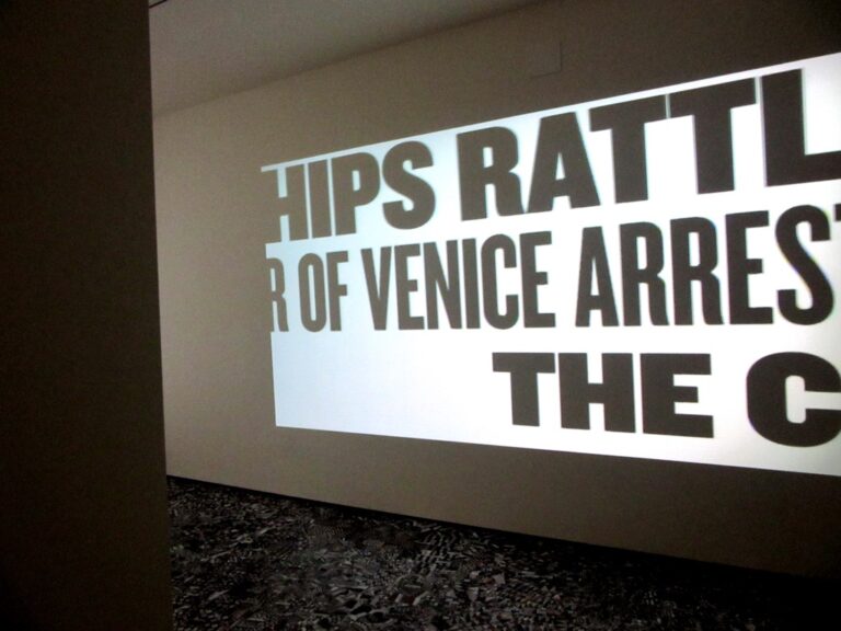 Andrea Morucchio – The rape of Venice - veduta della mostra presso Palazzo Mocenigo, Venezia 2015