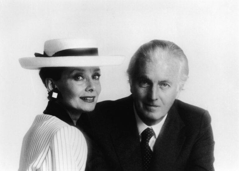 Audrey Hepburn e Hubert de Givenchy a metà degli anni Ottanta