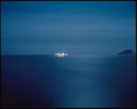 Giovanni Scotti, Isolated boat transiting for 35 minutes into the deepest blue for the purpose of viewing beyond the limits of visibility, 2013