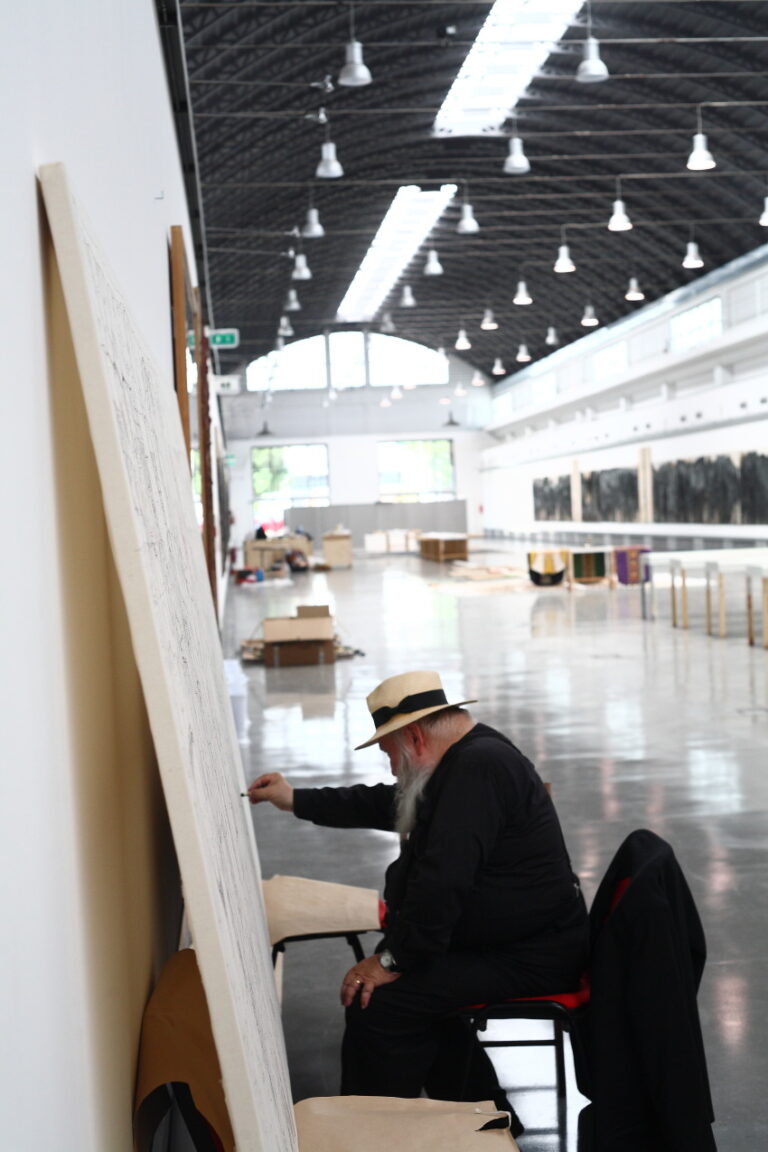 Hermann Nitsch a Palermo Zac 2015 5 Hermann Nitsch si racconta. Un teatro tragico per Palermo