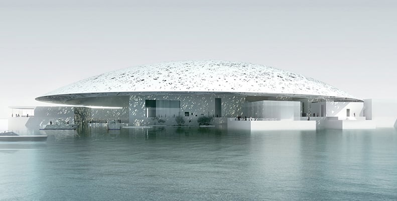 Il futuro Louvre Abu Dhabi, progettato da Jean Nouvel