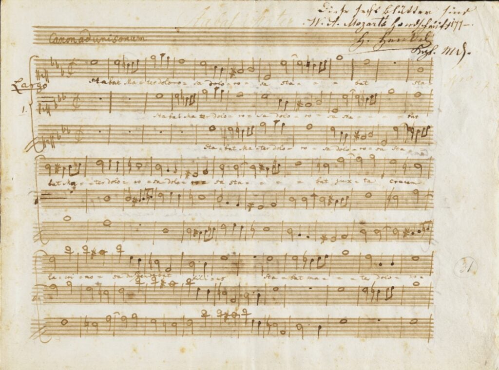 Ecco le immagini del misterioso manoscritto di Mozart. Un raro lavoro che testimonia il suo legame col padre Leopold: da pochi giorni esposto a Salisburgo