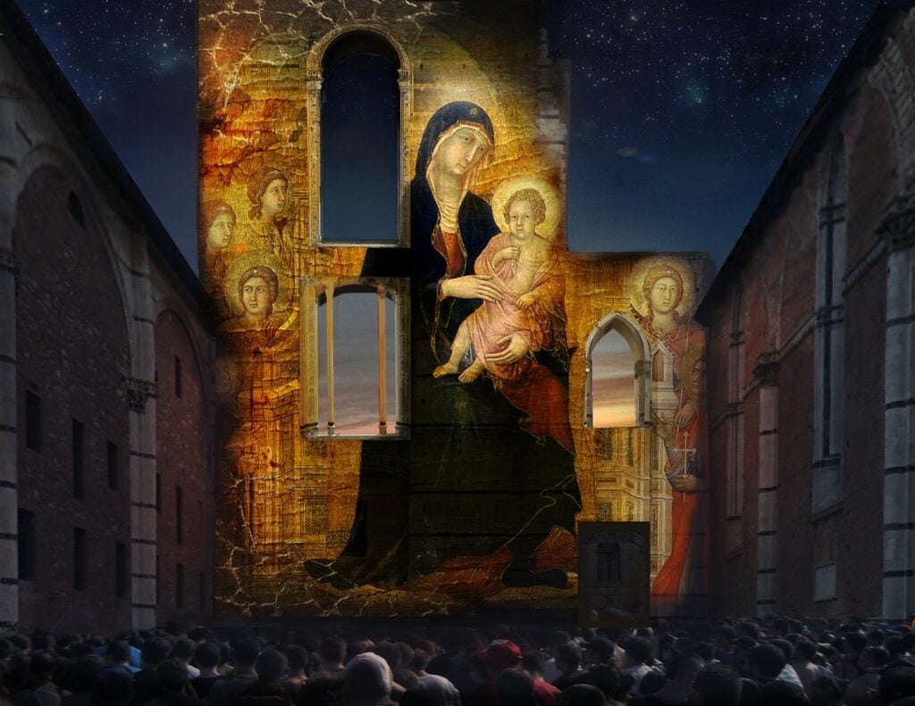 La storia di Siena, proiettata sulla facciata del Duomo di Siena. Spettacolo per tutta l’estate con La Divina Bellezza, narrazione sorretta da tecnologie avanzate