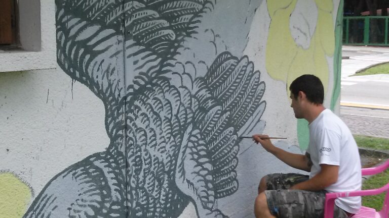 Lucamaleonte per DeltArte 2015 3 Lucamaleonte per il festival itinerante DeltArte. La street art torna a dialogare con Rosolina: un nuovo intervento poetico, nell’area di Rovigo
