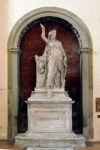 Pio Fedi, Monumento funebre di Giovan Battista Niccolini, scultura in marmo, 1870-1876 (Basilica, controfacciata) (Archivio dell’Opera di Santa Croce, Foto Paolo Tosi e Giorgio Misirlis)