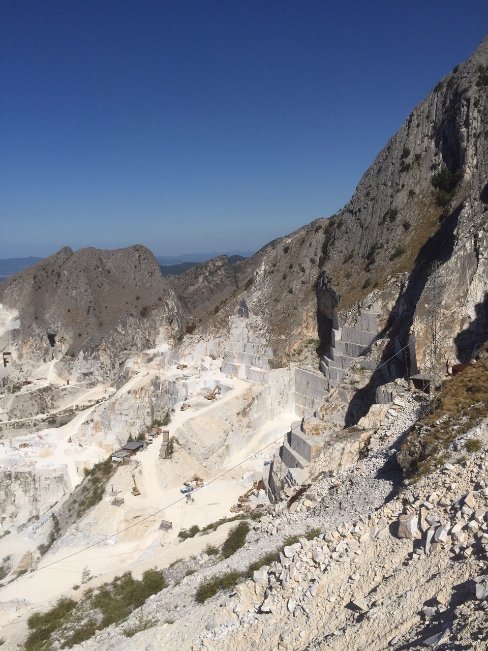 Le cave di marmo a Carrara