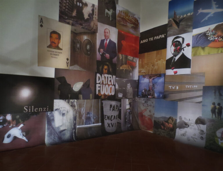 Adalberto Abbate & Mario Consiglio – Manifesto - veduta della mostra presso Palazzo Lucarini, Trevi 2015