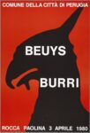 Beuys Burri 1980 Perugia 1 Burriana / 2. Viaggio in Italia sulle tracce di Alberto Burri. A Perugia, fra il Grande Nero della Rocca Paolina e le memorie dell'incontro magico con Beuys