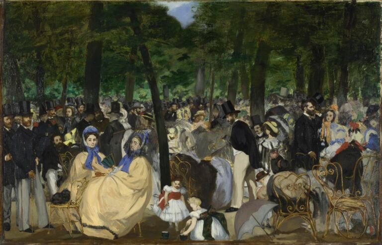Edouard Manet, Musica alle Tuileries, 1862 - © The National Gallery, Londra