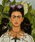 Frida Kahlo Self Portrait with Thorn Necklace and Hummingbird 1940 Frida Kahlo al New York Botanical Garden. Una mostra ricostruisce il giardino e l’atelier della Casa Azzura. Dove Frida visse e morì