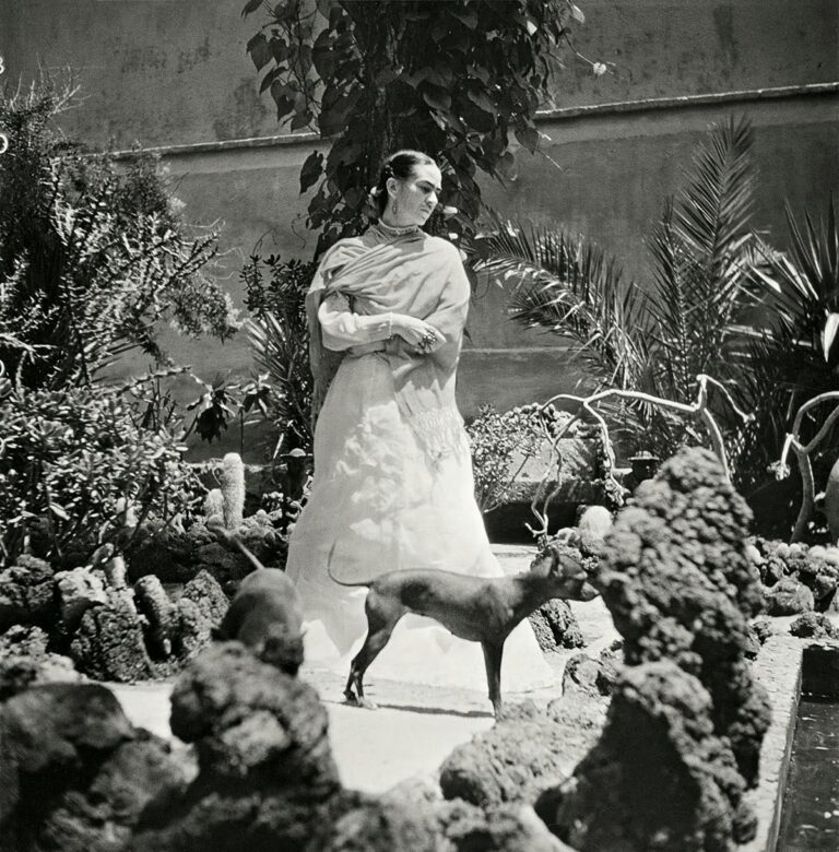 Frida Kahlo ne suo giardino 2 Frida Kahlo al New York Botanical Garden. Una mostra ricostruisce il giardino e l’atelier della Casa Azzura. Dove Frida visse e morì