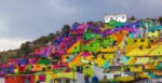 German Crew a Palmitas Messico 2015 2 Street art o land art? In Messico, sulla collina di Pachuca, i German Crew trasformano un quartiere degradato in una straordinaria opera pittorica