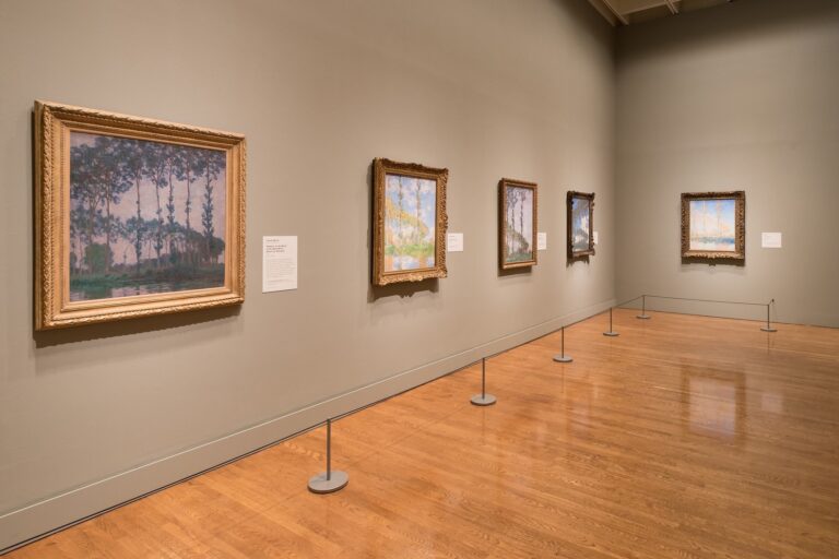 Installation shot, Discovering the Impressionists: Paul Durand-Ruel and the New Painting, Philadelphia Museum of Art