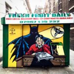 Solo Comics Parkour Londra 2015 2 Street art per supereroi. Flavio Solo, cartoline (a fumetti) da Londra