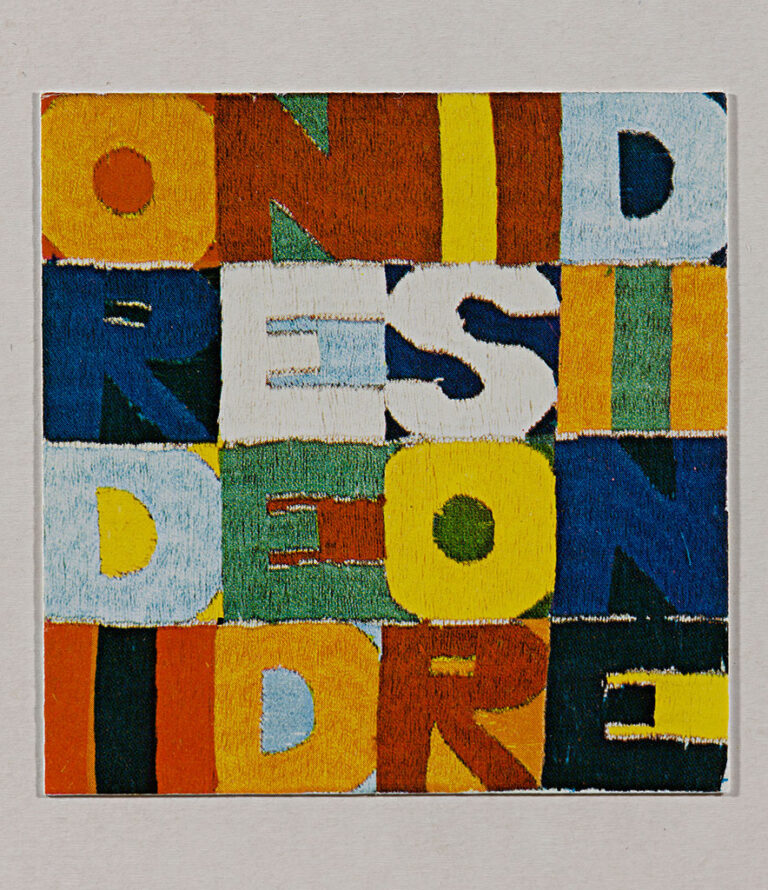 Alighiero e Boetti, Ordine e Disordine, 1966-75