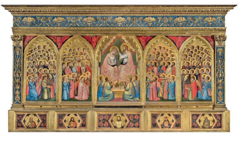 Giotto, Polittico Baroncelli, 1330 ca. - dalla basilica di Santa Croce, cappella Baroncelli (Firenze) - Fondo Edifici di Culto, Ministero dell’Interno