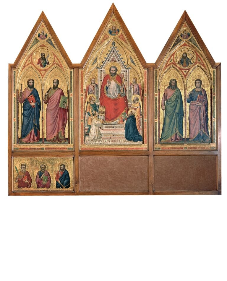 Giotto, Polittico Stefaneschi, recto, secondo decennio del Trecento - dalla basilica di San Pietro, Città del Vaticano, Musei Vaticani - Servizio Fotografico dei Musei Vaticani, © Governatorato dello Stato della Città del Vaticano