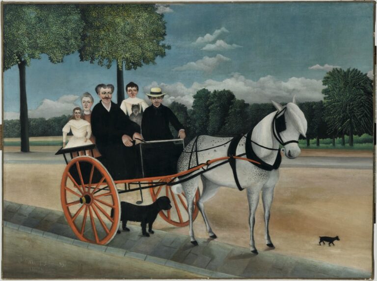 Henri Rousseau, Il biroccino di papà Junier, 1908
