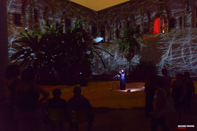 I landscape Albergo delle povere Palermo ph. Massimo Torcivia 7 Paesaggi multimediali al Reale Albergo delle Povere. Notte d’incanto a Palermo con I Landscape: suggestioni teatrali e luminose, valorizzando un bene monumentale