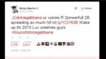 Il tweet di Ricky Martin a marzo 2015