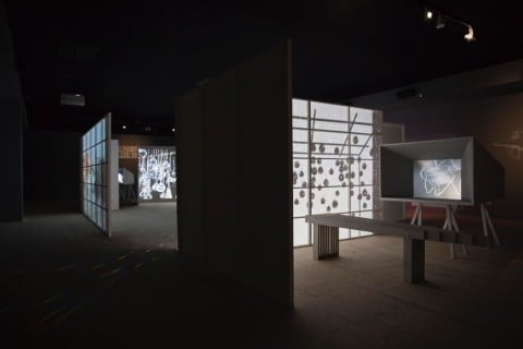 Joan Jonas – Light Time Tales - veduta della mostra presso la Malmö Konsthall, 2015