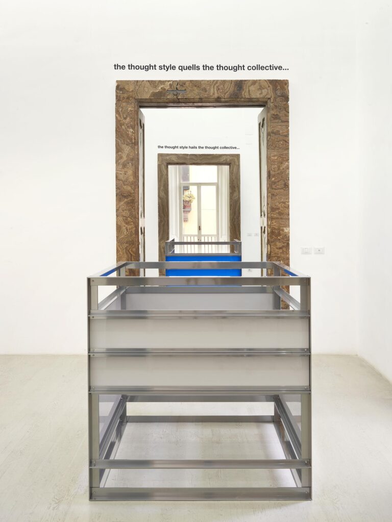 Liam Gillick - Four developments and a thought collective - veduta della mostra, Galleria Alfonso Artiaco, Napoli 2015