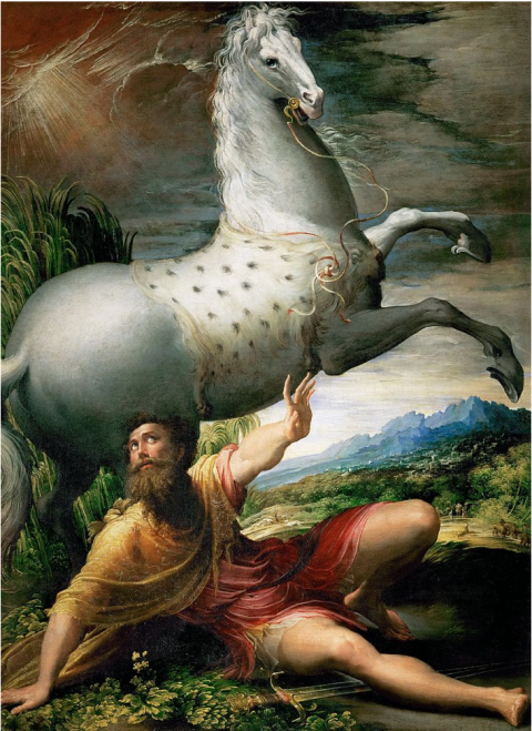 Parmigianino, La conversione di San Paolo