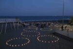 Patrick Kruithof The Human Light Circles Lido di Venezia 5 Il Lido di Venezia si accende di luce, ma questa volta non per la Mostra del Cinema. Ecco come per due nottate l’artista olandese Patrick Kruithof illumina di energia la spiaggia