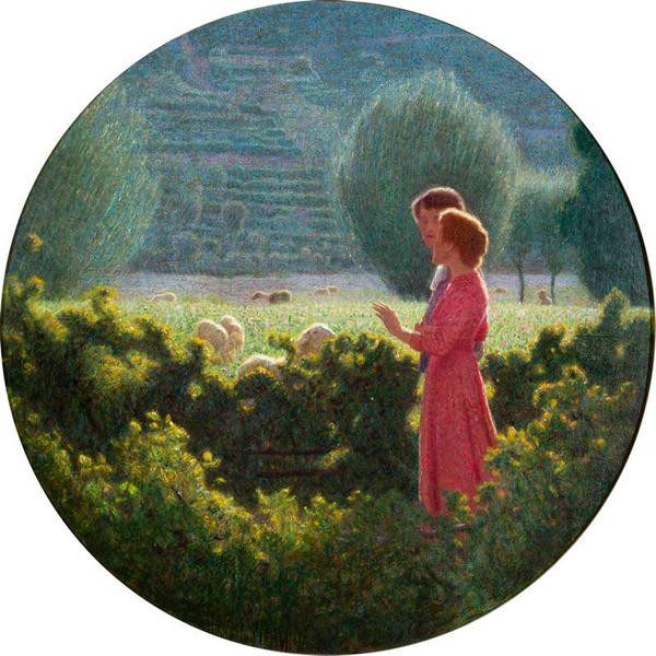 Pellizza da Volpedo - Idillio verde - mostra Orti del Paradiso - Il Filatoio, Caraglio