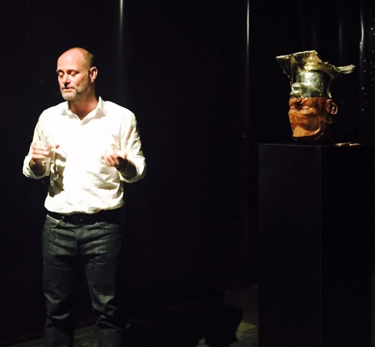 Steven Claydon – Analogues, Methods, Monsters, Machines - veduta della mostra presso il CAC, Ginevra 2015