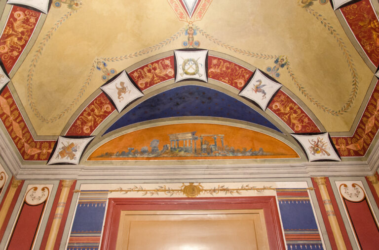 Villino Favaloro, Palermo - affreschi