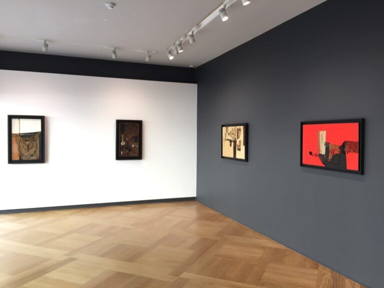 Alberto Burri Mazzoleni Londra 03 A celebrare Burri a Londra ci pensa Mazzoleni. Ecco le immagini dalla preview della retrospettiva di stampo museale nella galleria di Albemarle Street