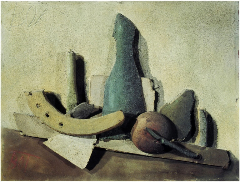 Barbieri Oswaldo Terribile, Simultaneità-paesaggio+natura morta, 1931