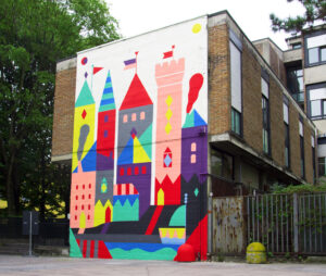 Un anno di street art a Monza, con 5 artisti in azione. Camilla Falsini per il progetto Recover. Le foto di tutti i murales