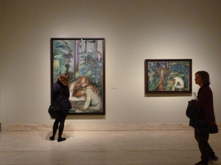 Edvard Munch – Archetipos - veduta della mostra presso il Museo Thyssen-Bornemisza, Madrid 2015