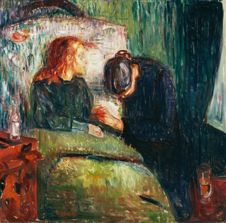 Edvard Munch, La bambina malata, 1907 - Tate, Londra - photo Tate London 2014