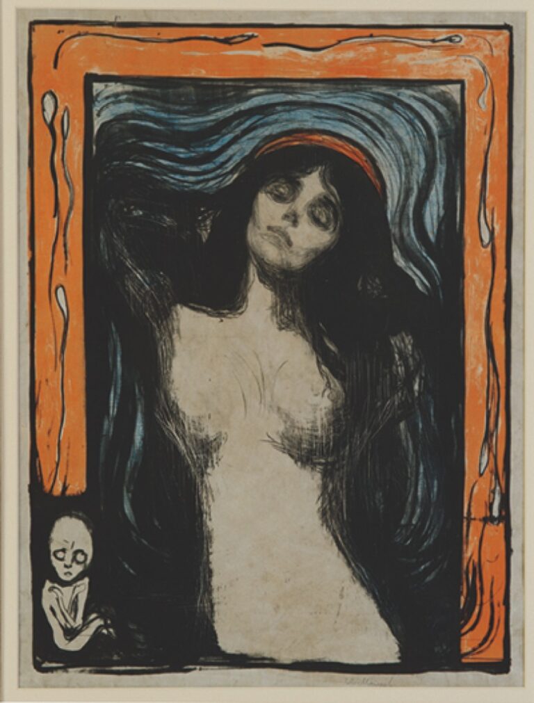 Edvard Munch, Madonna II, 1895-1902 - Collezione privata. Ars Longa, Vita Brevis-Tor Petter Mygland, Oslo