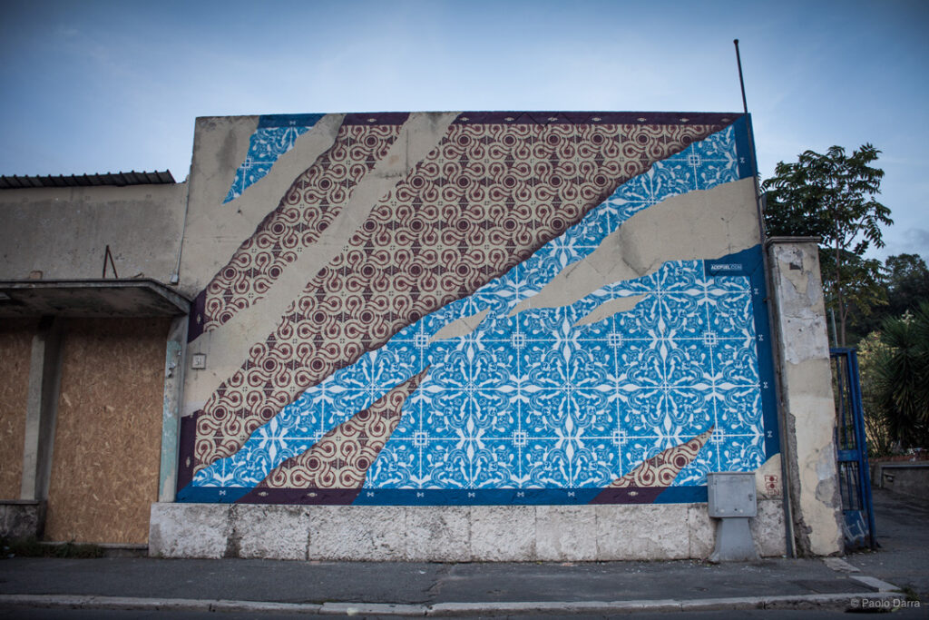 Forgotten Project, street art dal Portogallo alla Capitale. 5 muri dipinti da artisti portoghesi. Terminato il primo, firmato da Add Fuel