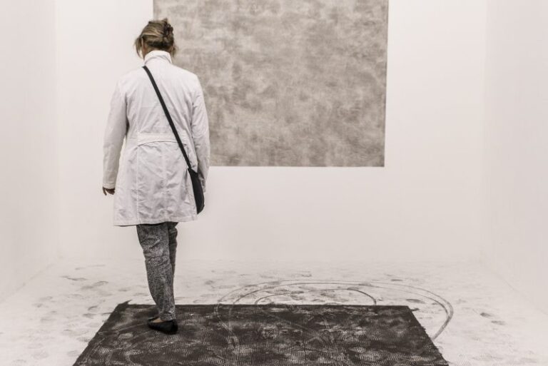 Gaspare – Ash works 2013-2015 – veduta della mostra presso The open box, Milano 2015